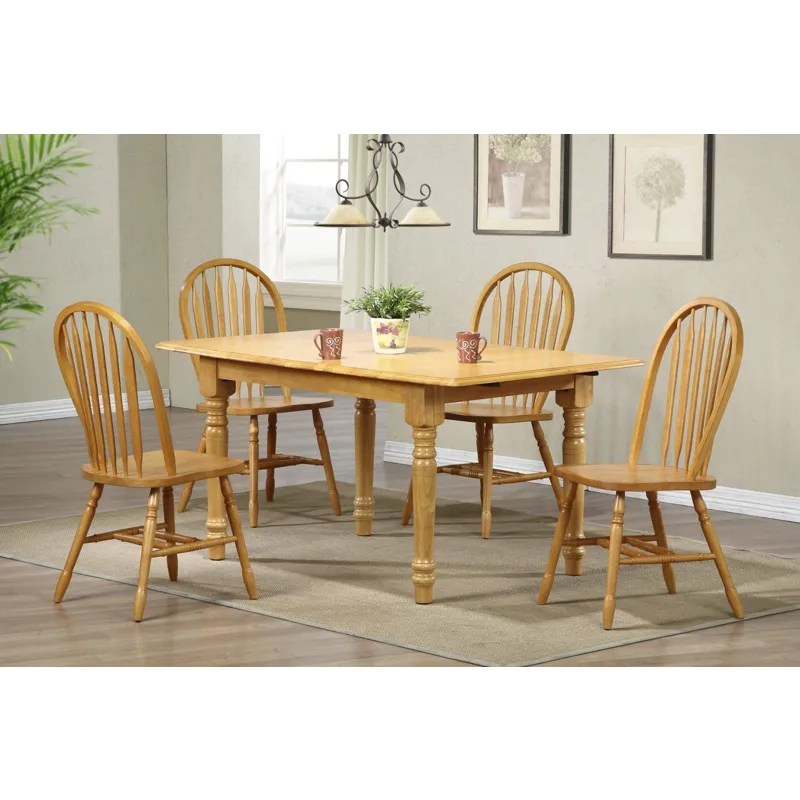 Sunset Arrowback Chair - Light Oak 