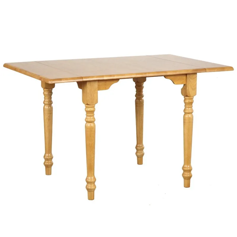Sunset Light Oak Drop Leaf Dining Table