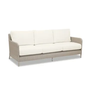 Manhattan Sofa in Linen Canvas w/ Self Welt