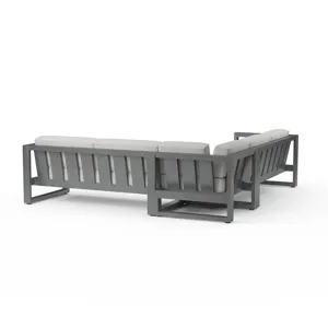 Redondo Sectional in Cast Silver, No Welt