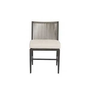 Pietra Armless Dining Chair in Echo Ash, No Welt