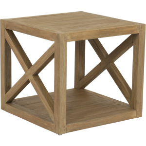 Coastal Teak X End Table