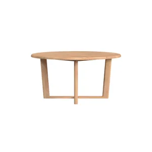 Playa Natural Teak 56" Round Dining Table