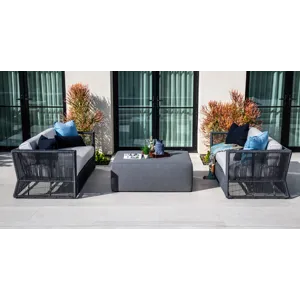 MULTI 48" Square Coffee Table/Ottoman in Heritage Granite