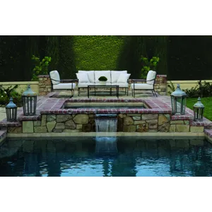 Provence Sofa in Canvas Flax w/ Self Welt