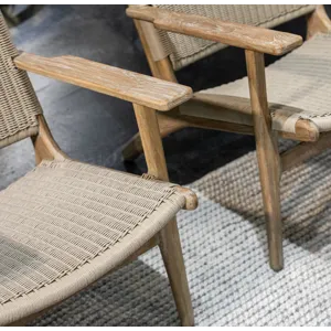 Sedona Coastal Teak Cushionless Highback Chair