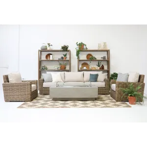 Coastal Teak X Bookcase