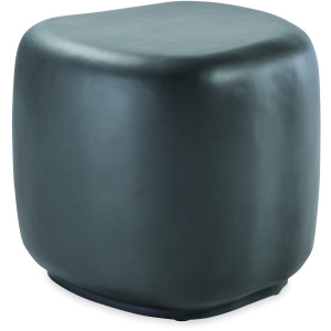 Bazaar Pebble End Table - Gray