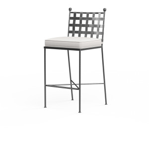 Provence Barstool in Canvas Flax w/ Self Welt