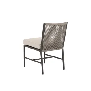 Pietra Armless Dining Chair in Echo Ash, No Welt