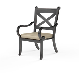 Monterey Dining Chair in Linen Stone w/ Selt Welt