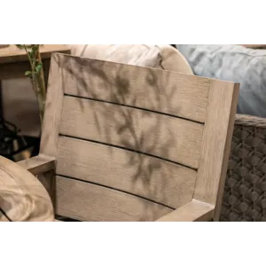 Laguna Dining Chair in Canvas Flax, No Welt