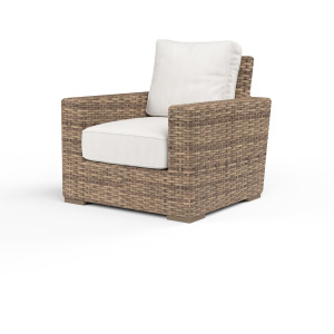 Havana Club Chair in Canvas Flax w/ Self Welt