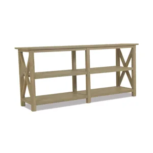 Coastal Teak X Console Table
