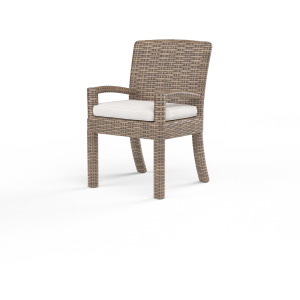Havana Dining Chair in Canvas Flax w/ Self Welt