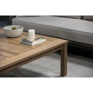 Coastal Teak Rectangular Coffee Table