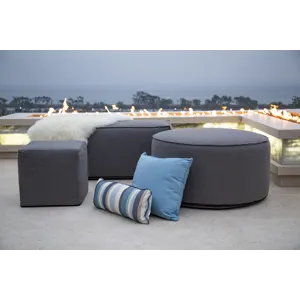 MULTI 24" x 48" Rectangle Coffee Table/Ottoman in Heritage Granite
