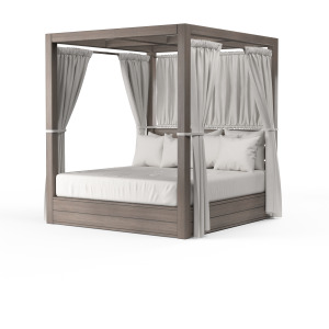 Laguna Resort King Daybed in Canvas Flax, No Welt
