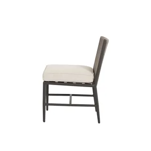Pietra Armless Dining Chair in Echo Ash, No Welt