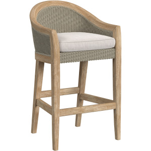 Cambria Barstool in Canvas Canvas w/ Selt Welt