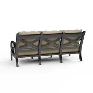 Monterey Sofa in Linen Stone w/ Selt Welt