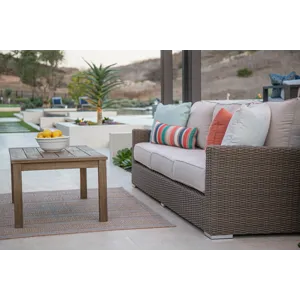 Coastal Teak Rectangular Coffee Table