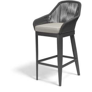 Milano Barstool in Echo Ash w/ Self Welt