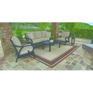 Monterey Sofa in Linen Stone w/ Selt Welt