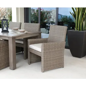 Coronado Dining Chair in Canvas Flax w/ Self Welt