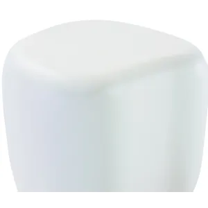 Bazaar Pebble End Table - Bone