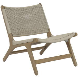 Sedona Coastal Teak Cushionless Accent Chair
