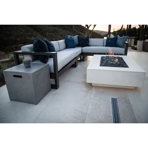 Redondo Sectional in Cast Silver, No Welt