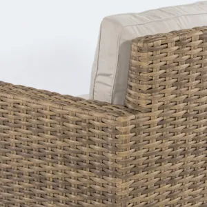 Havana Swivel Club Glider in Canvas Flax w/ Self Welt