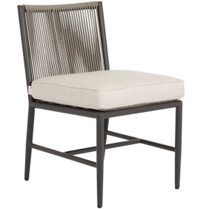 Pietra Armless Dining Chair in Echo Ash, No Welt