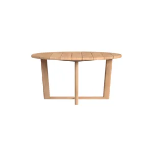Playa Natural Teak 56" Round Dining Table