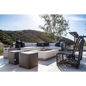 Redondo Sectional in Cast Silver, No Welt