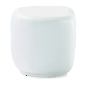 Bazaar Pebble End Table - Bone