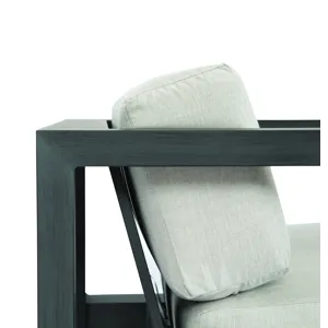 Redondo Club Chair in Cast Silver, No Welt