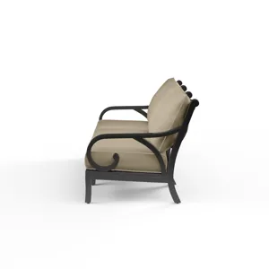 Monterey Sofa in Linen Stone w/ Selt Welt