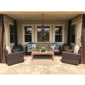Coastal Teak Rectangular Coffee Table