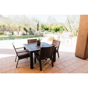 Laguna Dining Chair in Canvas Flax, No Welt