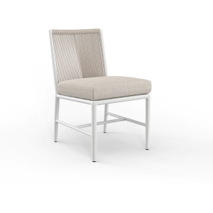 Sabbia Armless Dining Chair in Echo Ash, No Welt