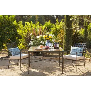 Provence Dining Chair in Canvas White w/ Self Welt