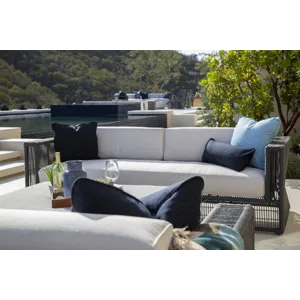 Milano Sofa in Echo Ash w/ Self Welt