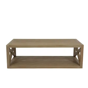 Coastal Teak X Coffee Table