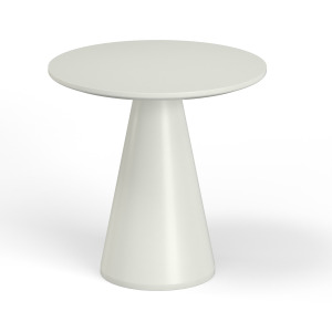 Bazaar Pedestal Pub Table - Bone