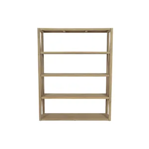 Coastal Teak X Bookcase