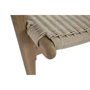 Sedona Coastal Teak Cushionless Accent Chair