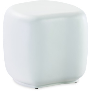 Bazaar Pebble End Table - Bone