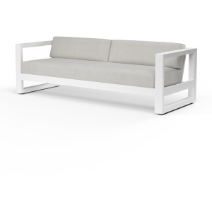 Newport Sofa in Cast Silver, No Welt